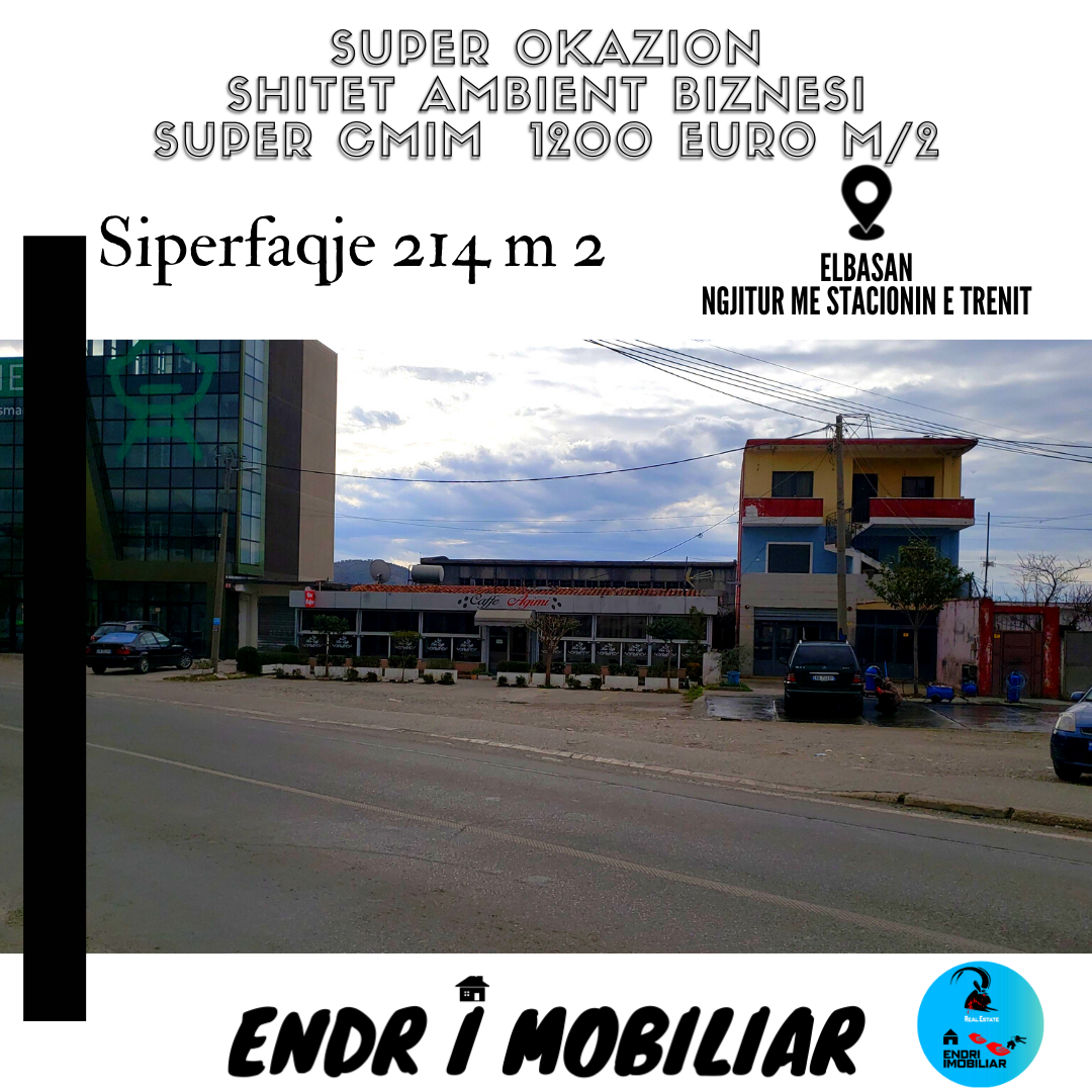 Shitet Ambient Komercial te Stacioni i Trenit