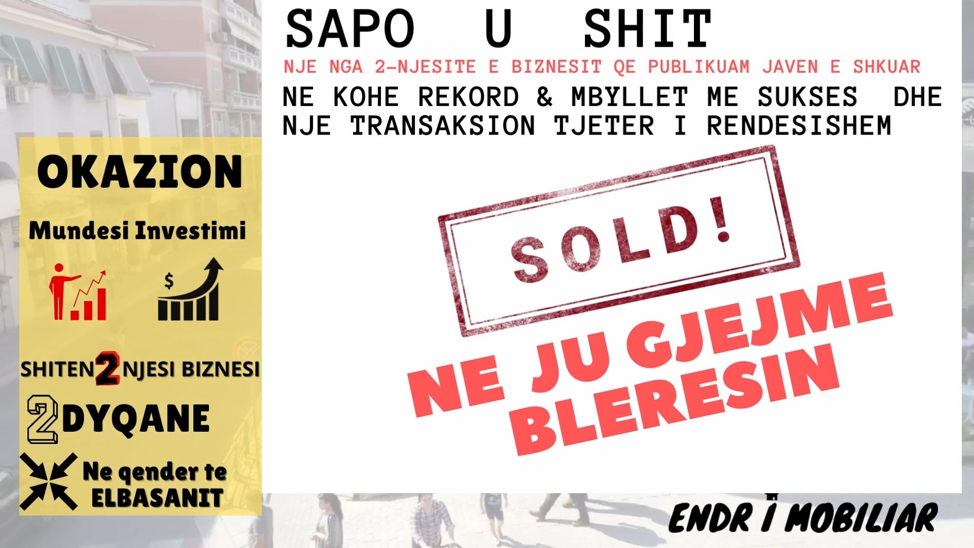 SHITEN NJESI BIZNESI perball teatrit Skampa