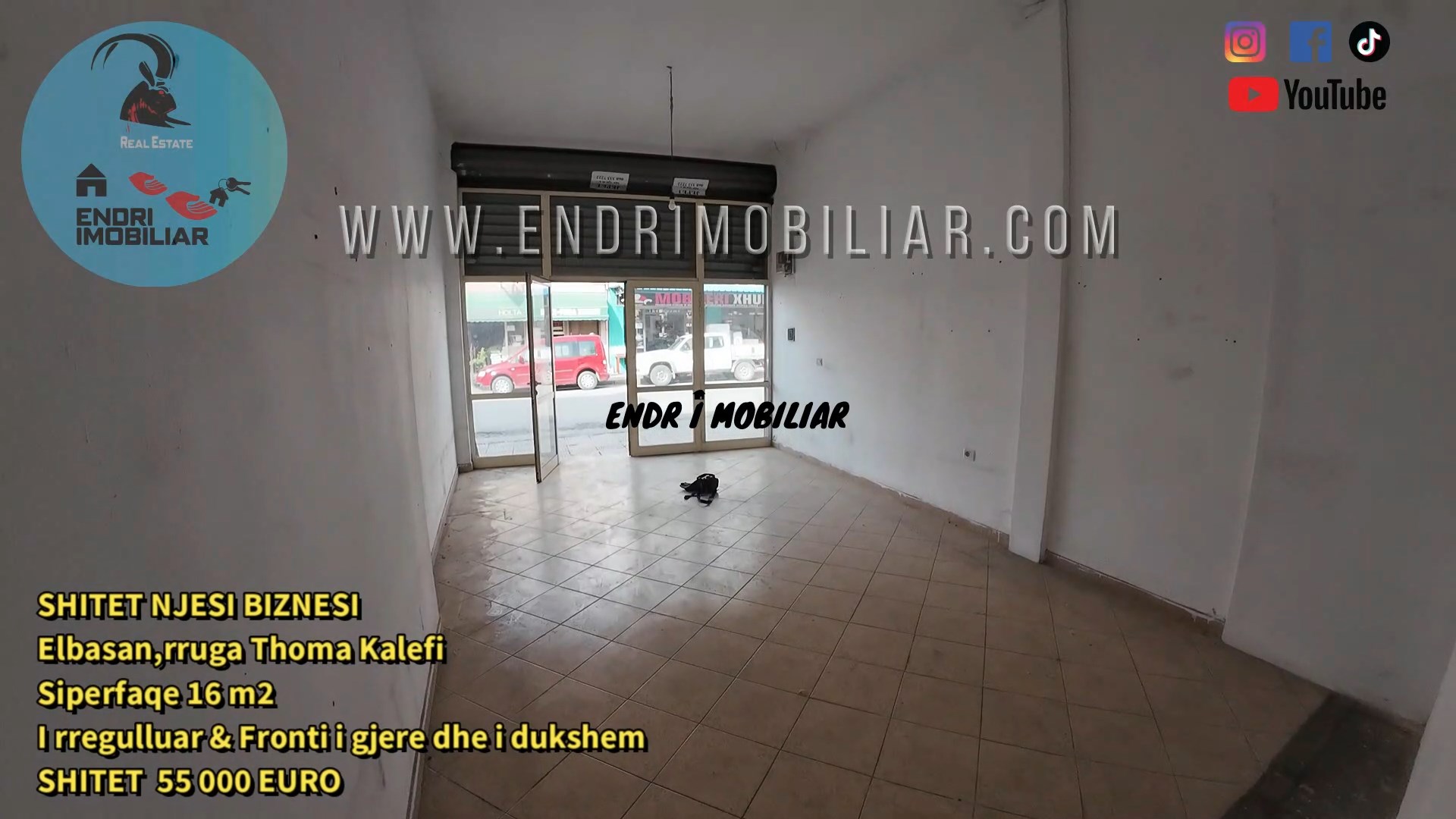 Shitet njesi Biznesi pran Kryqezimit te Cerrikut